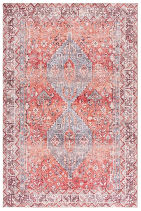 Safavieh Vintage Serapi 600 5'-1" x 7'-6" Rug in Red / Blue
