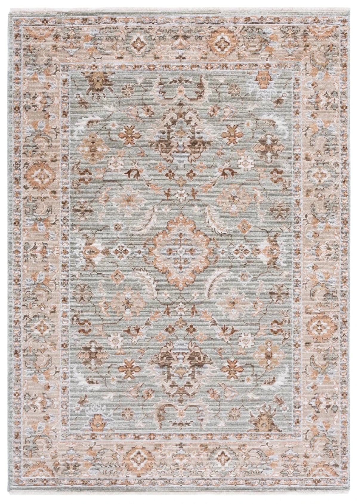 Safavieh Vintage Westwood 4'-0" x 6'-0" Rug in Green / Beige Brown