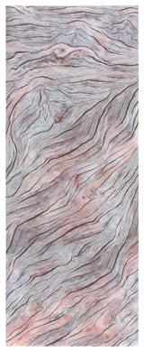 Safavieh Vinyl Floor 2'-6" x 6'-7" Rug in Grey / Rust