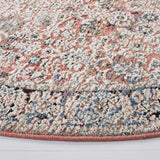 Safavieh Vivaldi Viv562N Navy/Rust Rug.
