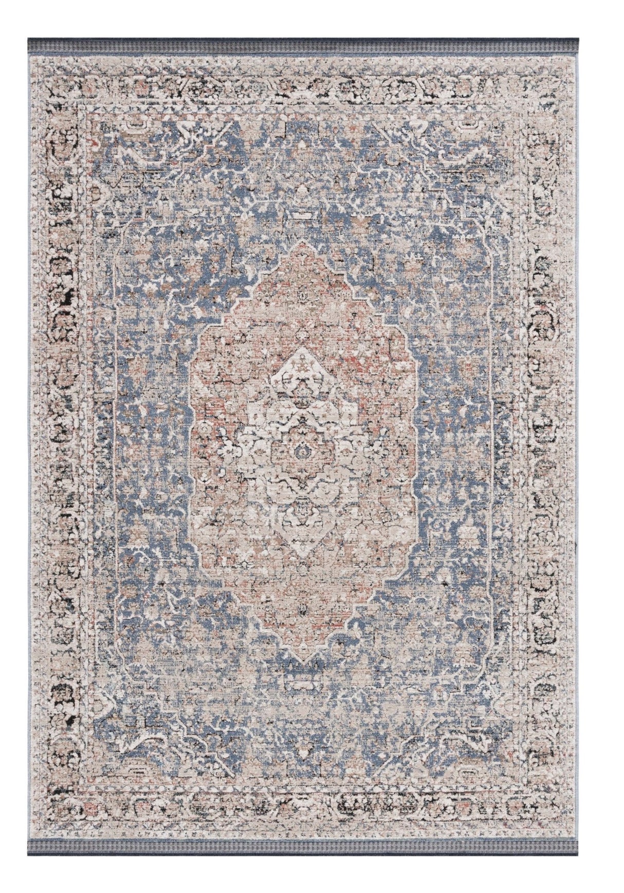 Safavieh Vivaldi Viv565M Blue/Rust Rug.