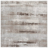 Safavieh Wave 6'-7" x 6'-7" Rug in Ivory / Grey