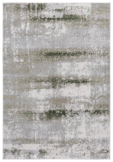 Safavieh Wave 4'-0" x 6'-0" Rug in Ivory / Green