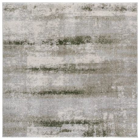 Safavieh Wave 6'-7" x 6'-7" Rug in Ivory / Green