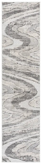 Safavieh Wave 2'-2" x 9'-0" Rug in Grey / Ivory