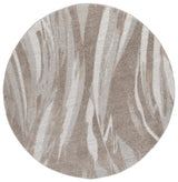 Safavieh Wave 6'-7" x 6'-7" Rug in Beige / Ivory