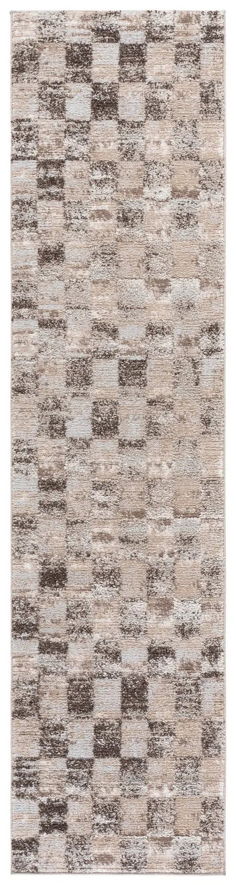 Safavieh Wave 2'-2" x 9'-0" Rug in Beige / Grey
