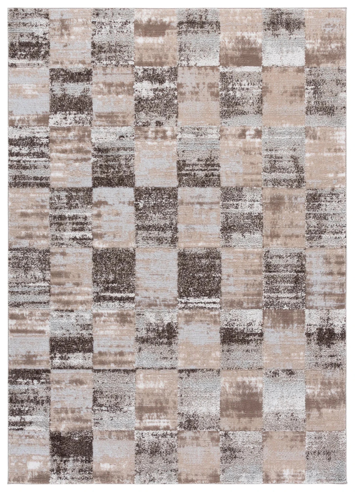 Safavieh Wave 4'-0" x 6'-0" Rug in Beige / Grey
