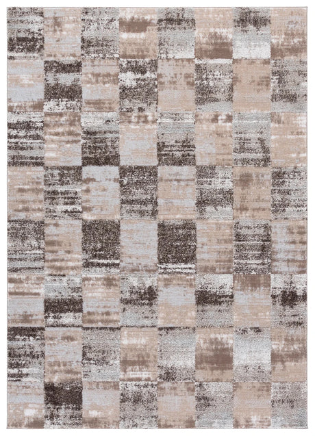 Safavieh Wave 4'-0" x 6'-0" Rug in Beige / Grey