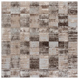 Safavieh Wave 6'-7" x 6'-7" Rug in Beige / Grey