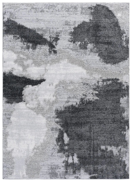 Safavieh Wave 4'-0" x 6'-0" Rug in Grey / Light Grey