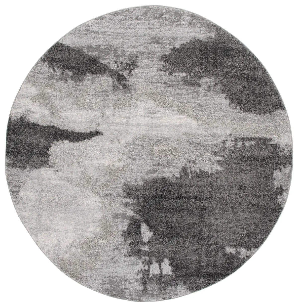 Safavieh Wave 6'-7" x 6'-7" Rug in Grey / Light Grey
