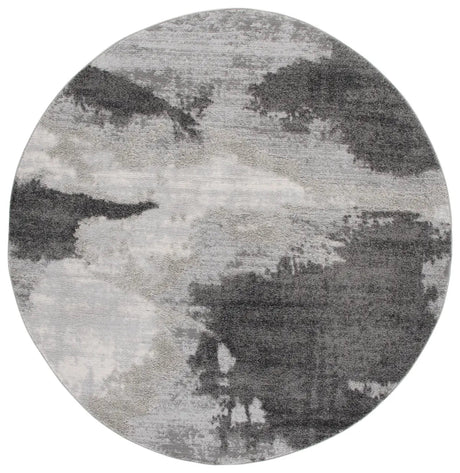 Safavieh Wave 6'-7" x 6'-7" Rug in Grey / Light Grey