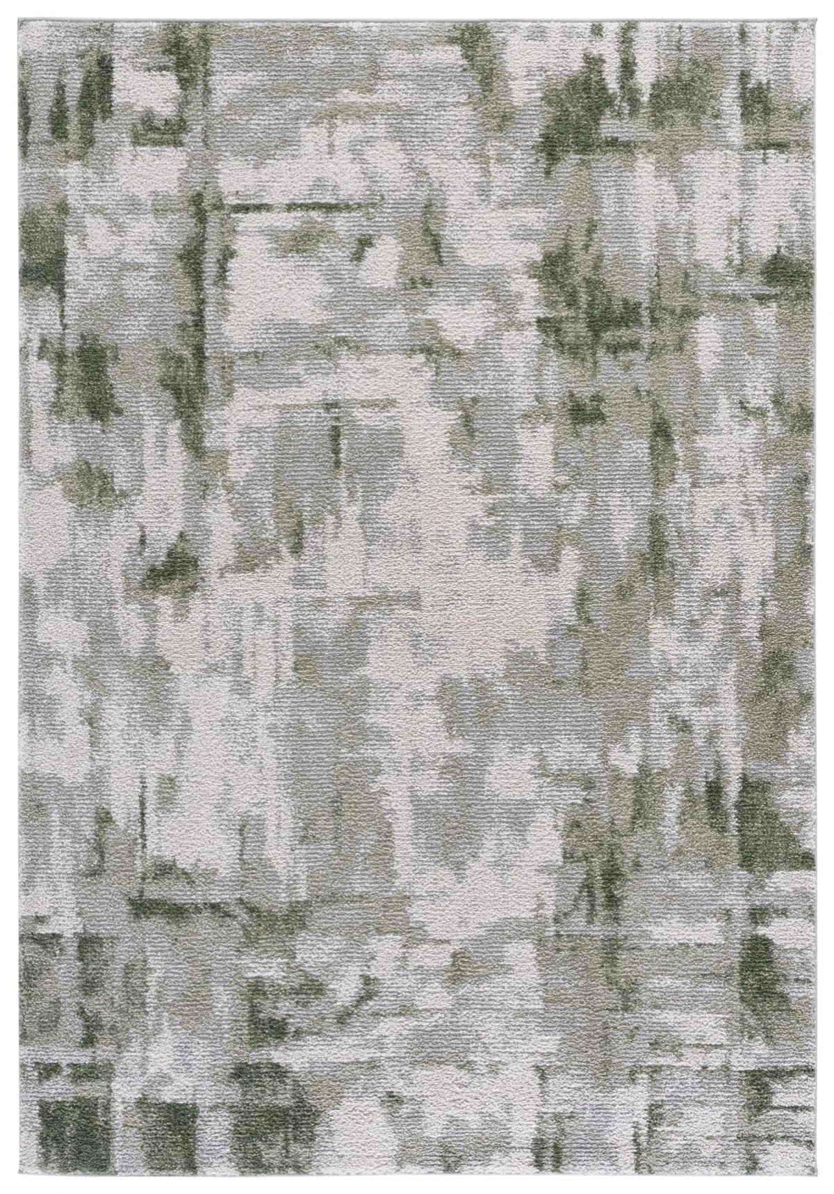 Safavieh Wave 4'-0" x 6'-0" Rug in Ivory / Green