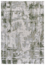 Safavieh Wave 4'-0" x 6'-0" Rug in Ivory / Green