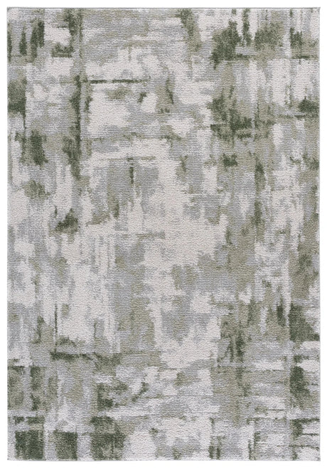 Safavieh Wave 4'-0" x 6'-0" Rug in Ivory / Green