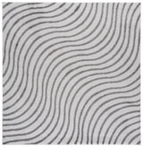 Safavieh Wave 6'-7" x 6'-7" Rug in Grey / Dark Grey