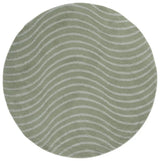 Safavieh Wave 6'-7" x 6'-7" Rug in Green / Grey