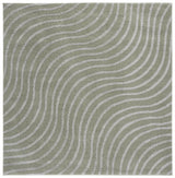 Safavieh Wave 6'-7" x 6'-7" Rug in Green / Grey
