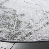 Safavieh Whisper 6'-7" x 6'-7" Rug in Green / Ivory