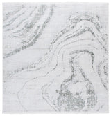 Safavieh Whisper 6'-7" x 6'-7" Rug in Green / Ivory