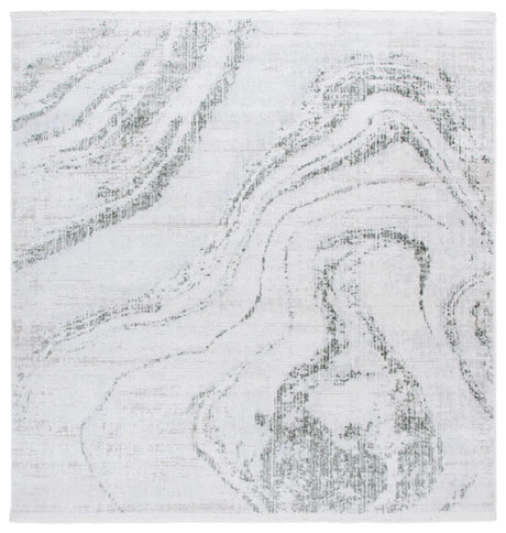 Safavieh Whisper 6'-7" x 6'-7" Rug in Green / Ivory