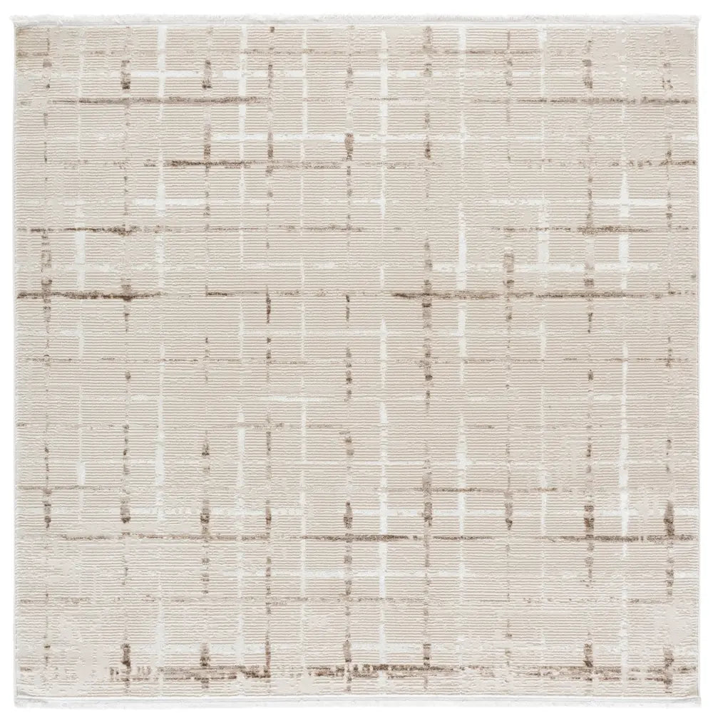 Safavieh Whisper 6'-7" x 6'-7" Rug in Ivory / Beige