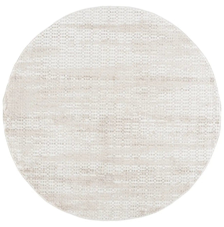 Safavieh Whisper 6'-7" x 6'-7" Rug in Ivory / White