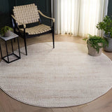 Safavieh Whisper 6'-7" x 6'-7" Rug in Ivory / White
