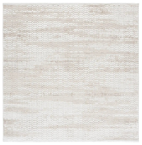 Safavieh Whisper 6'-7" x 6'-7" Rug in Ivory / White