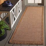 Safavieh Wicker 2'-2" x 8'-0" Rug in Natural / Brown