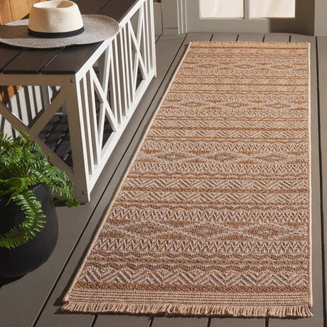 Safavieh Wicker 2'-2" x 8'-0" Rug in Grey / Brown