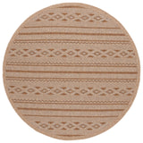 Safavieh Wicker 6'-7" x 6'-7" Rug in Grey / Brown