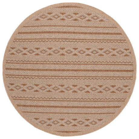 Safavieh Wicker 6'-7" x 6'-7" Rug in Grey / Brown