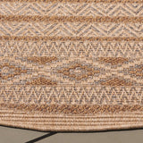 Safavieh Wicker 6'-7" x 6'-7" Rug in Grey / Brown