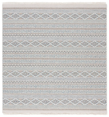 Safavieh Wicker 6'-7" x 6'-7" Rug in Aqua / Beige