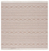 Safavieh Wicker 6'-7" x 6'-7" Rug in Orange / Beige