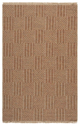 Safavieh Wicker 4'-0" x 6'-0" Rug in Natural / Brown