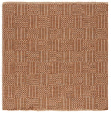 Safavieh Wicker 6'-7" x 6'-7" Rug in Natural / Brown