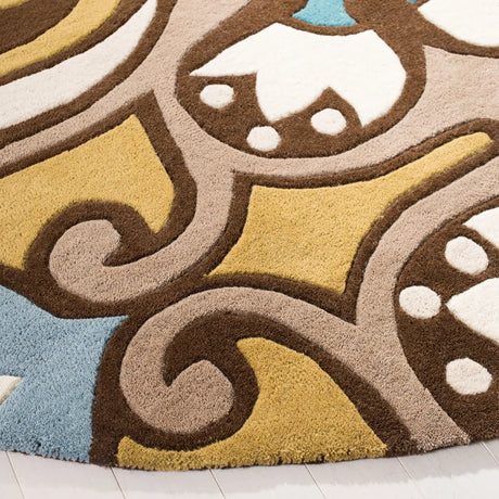 Safavieh Wyndham 7'-0" x 7'-0" Rug in Blue / Multi