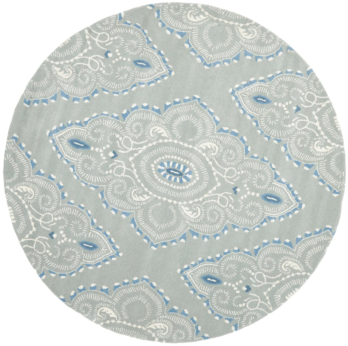 Safavieh Wyndham 7'-0" x 7'-0" Rug in Blue / Ivory
