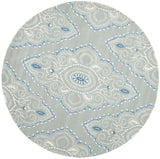 Safavieh Wyndham 7'-0" x 7'-0" Rug in Blue / Ivory