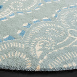Safavieh Wyndham 7'-0" x 7'-0" Rug in Blue / Ivory