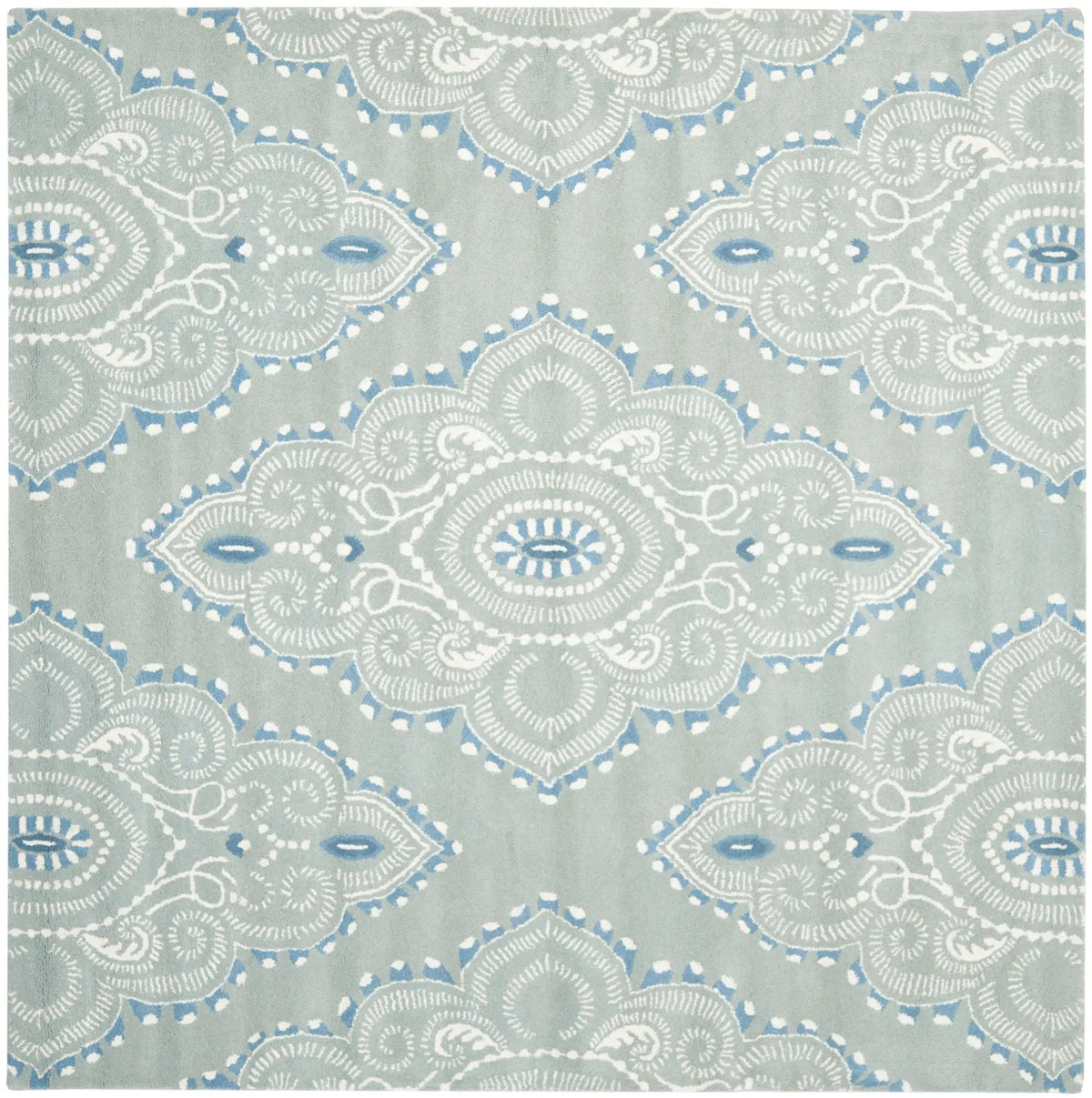 Safavieh Wyndham 7'-0" x 7'-0" Rug in Blue / Ivory