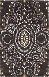 Safavieh Wyndham 2'-6" x 4'-0" Rug in Brown / Ivory
