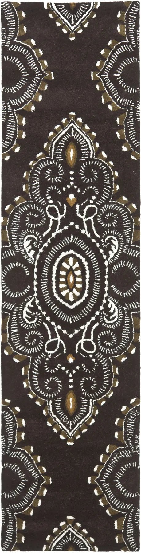 Safavieh Wyndham 2'-3" x 9'-0" Rug in Brown / Ivory