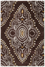 Safavieh Wyndham 4'-0" x 6'-0" Rug in Brown / Ivory