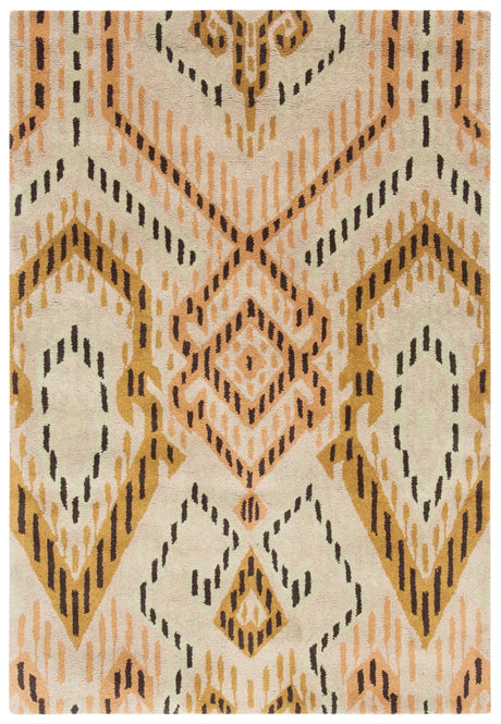 Safavieh Wyndham 4'-0" x 6'-0" Rug in Brown / Ivory