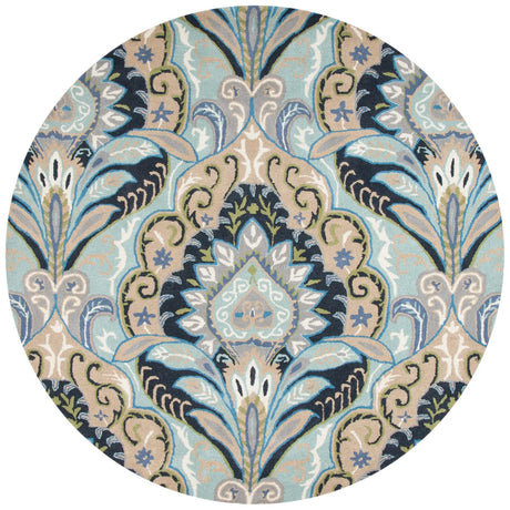 Safavieh Wyndham 7'-0" x 7'-0" Rug in Blue / Multi