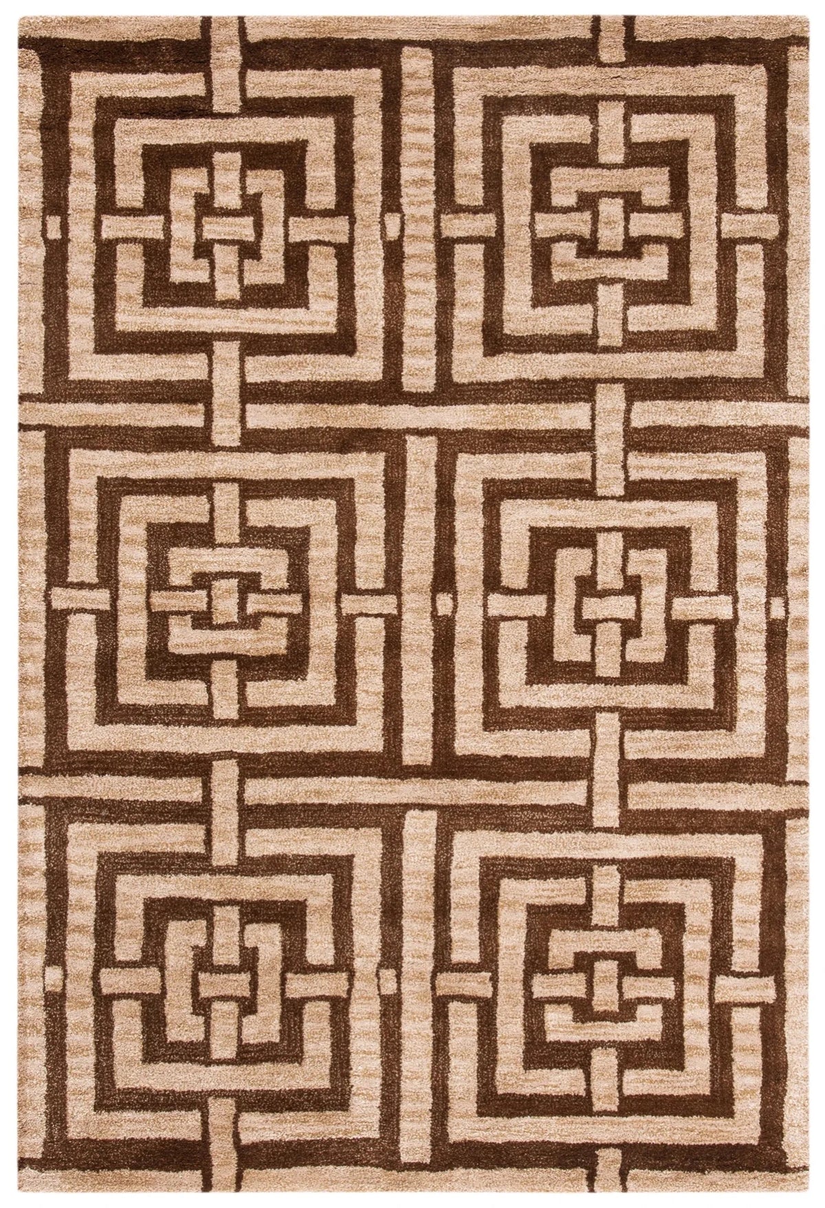 Safavieh Wyndham 4'-0" x 6'-0" Rug in Brown